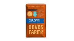 Doves farm organic fine plain wholemeal flour 1kg