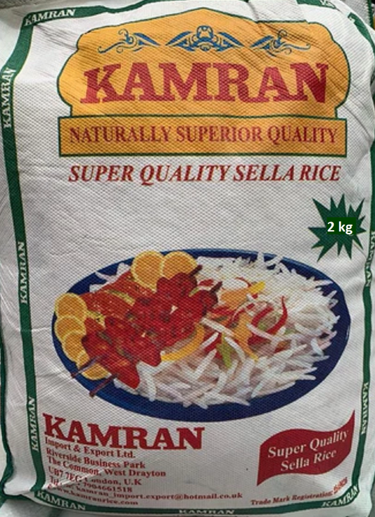 KAMRAN Extra Long Sella Rice 2 KG