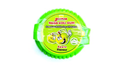 Mega Roll Gum Super Long Bubble Gum with Tattoo 3 Apple 40g