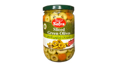 Sofra sliced green olives 600g