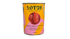 Lotus wholefoods organic peeled tomatoes 240g