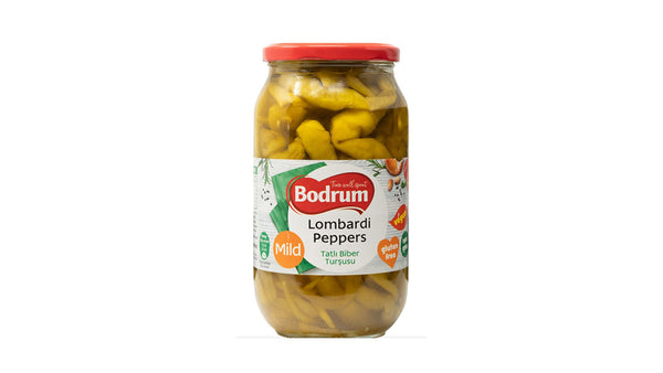 BODRUM Mild Lombardi Peppers Pickled 840g