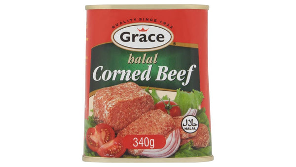 Grace Corned Beef Halal 340g