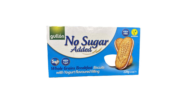 Gullon sugar free whole grain biscuits with yogurt 220g