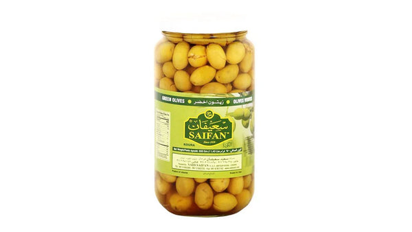 Saifan green olive 650g