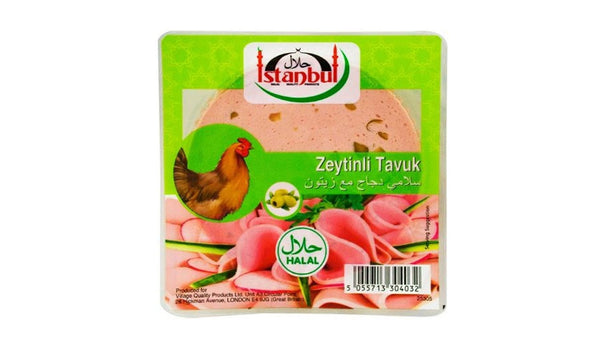 Istanbul Chicken Salami with Olives 800gr