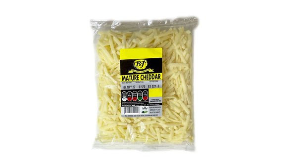 BJ grated mature cheddar 170g