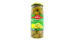Sofra pitted green olives 330g