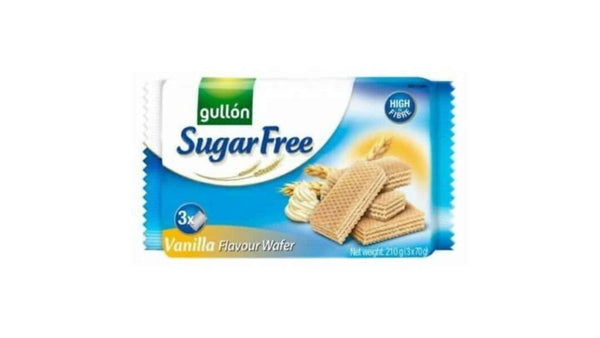 Gullon Sugar Free Vanilla Wafer 210 gr