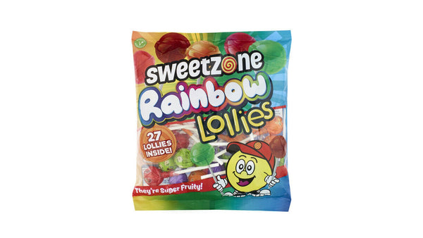 Sweetzone rainbow lollies182g