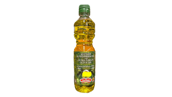 Garusana refinded sunflower oil with extra virgin olive oil 500ml