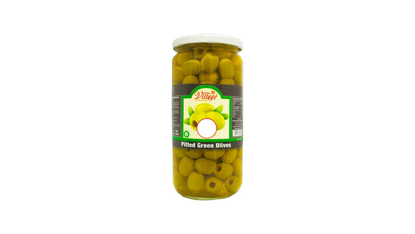 Village Pitted Green Olives 700g