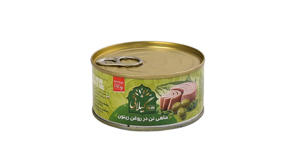 تن ماهی گیلانی با روغن زیتون ۱۸۰ گرم