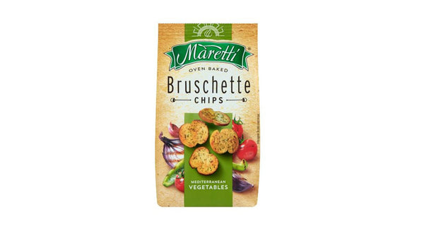 Maretti bruschette mediterranean vegetables chips