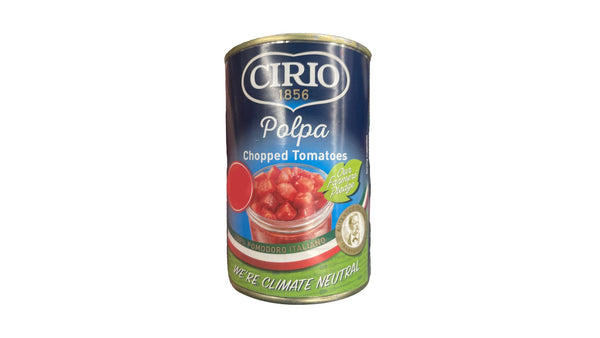 Cirio polpa chopped tomatoes 400g