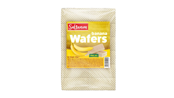 Sultanim Wafers with Banana Cream Filling 300gr