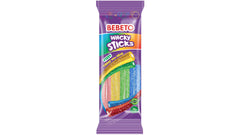 Bebeto Wacky Sticks Fizzy Rainbow 160g