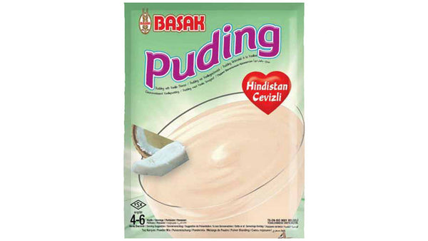 Basak Pudding with Coconut Rende Hindistan Cevizi