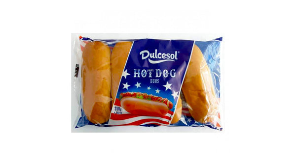 Dulcesol Hot Dog Buns 250g 4pcs