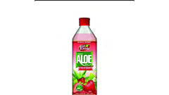 Just Drink strawberry aloe vera drink
