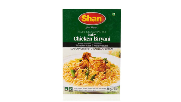 Shan Malay Chicken Biryani Recipe & Seasoning Mix 60g