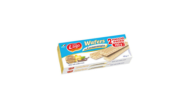 Lago wafer with vanilla cream 250 gr
