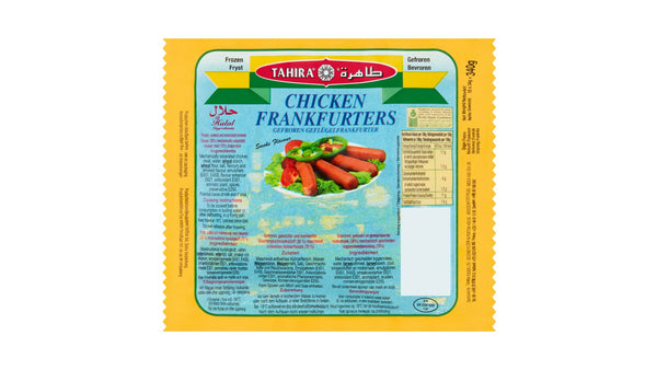 Tahira Chicken Frankfurters Smoke Flavour 340gr