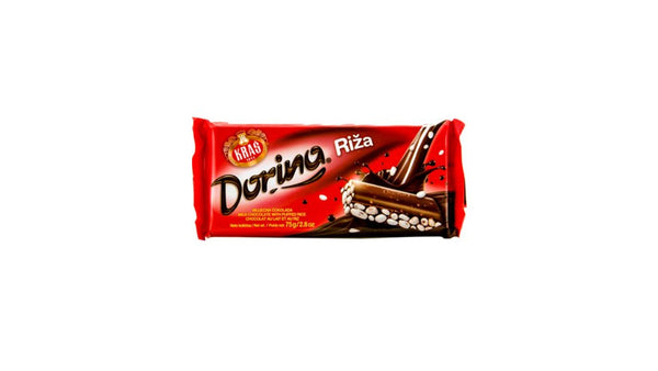 Kras dorina chocolate with puffed rice 75g