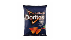 Doritos wheat soy chips with hot pepper flavor, weight 56 grams