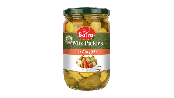 ترشی مخلوط سوفرا ۶۰۰ گرم