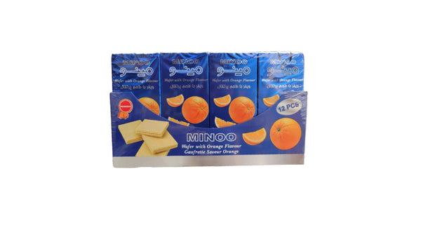 Mino wafer with orange flavor 12pcs