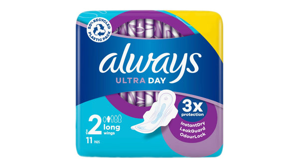 Always Sanitary Towel with 2 Long Wings