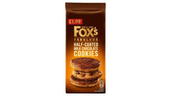 Fox's Fabulous Half-Coated Milk Chocolate Cookies 175g