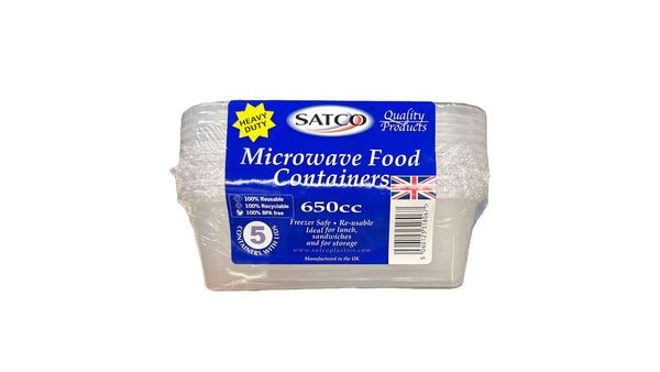 Satco microwave food containers