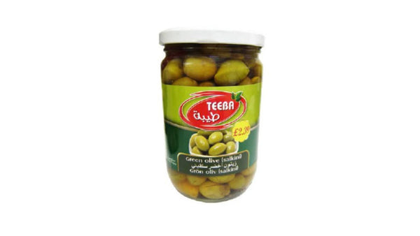 Teeba Green Olives 640gr