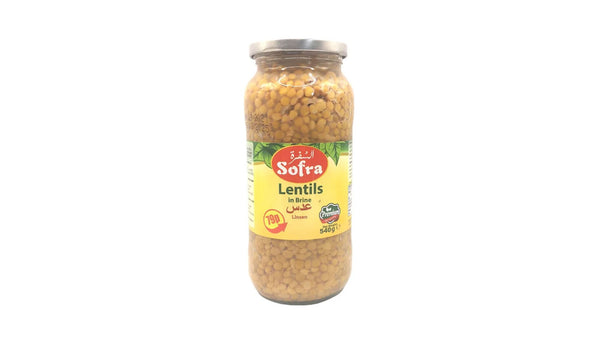 Sofra Lentils In Brine 540g