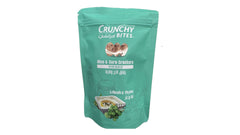 Crunchy rice & corn crackers with labneh & thyme
